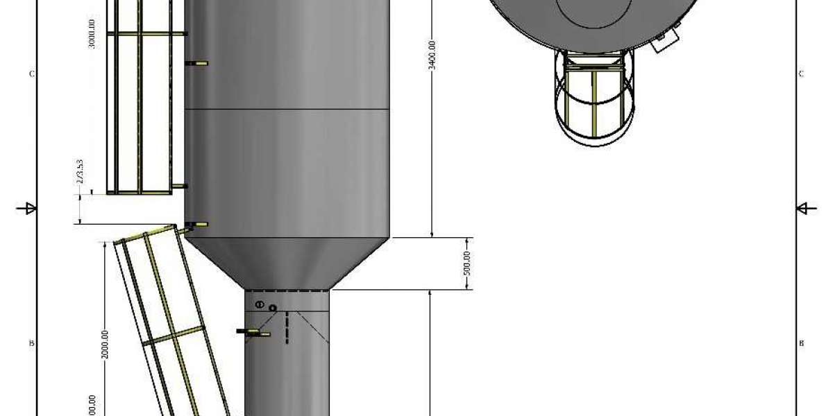 Caldwell FLC Fluted Column Elevated Storage Tank